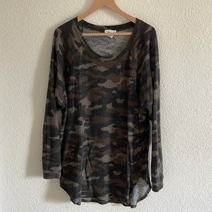 The Mint Julep Boutique Camo Tunic - Size M